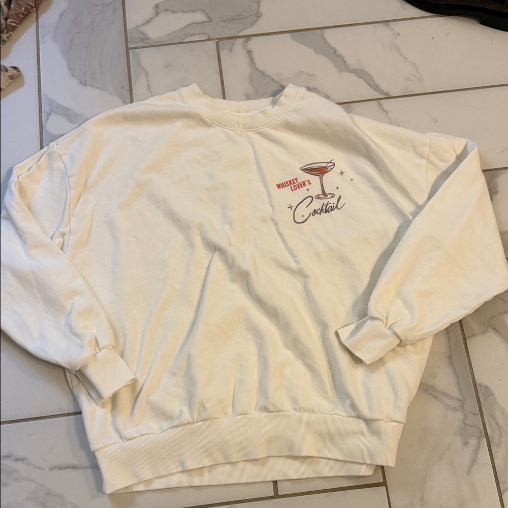 Z Supply Cream lightweight sweatshirt